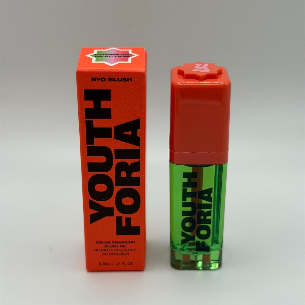 Youthforia BYO Blush Color Changing Blush Oil Chemical Reaction 6.5ml NEW NIB